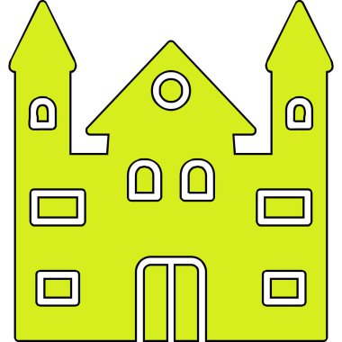 Castle vektör resimleme tasarımı