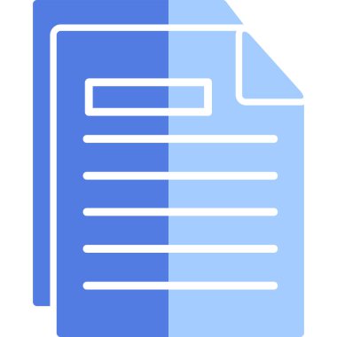 belge web simgesi basit resimleme 