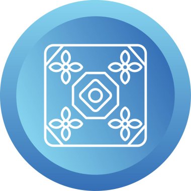 Döşeme. Web simgesi basit illüstrasyon