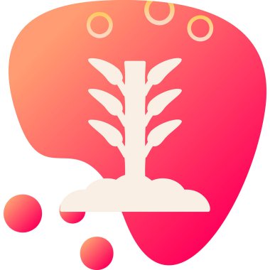 Bamboo icon, vector illustration simple design