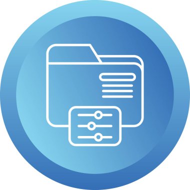 Dizin Denetim simgesi, vektör illüstrasyonu           