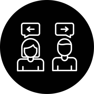 Tarafsız ağ simgesi vektör illüstrasyonu 