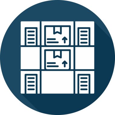 Stok simgesinin vektör illüstrasyonu 