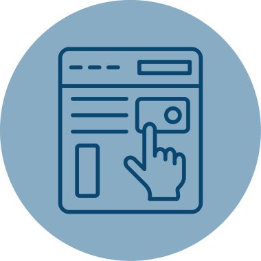 Web simgesi vektör resimlemesini değiştir