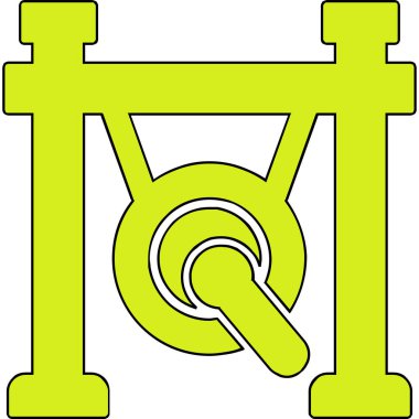 gong simgesi web basit illüstrasyon