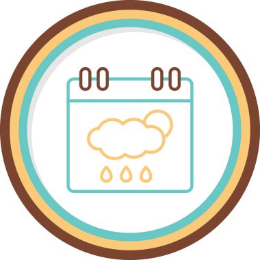 Takvim web simge vektör çizim