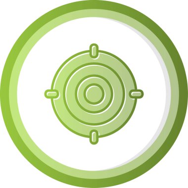 Hedef. Web simgesi basit illüstrasyon 