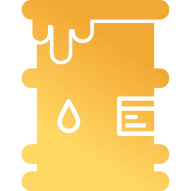 Namlu simgesi, vektör illüstrasyonu basit tasarım