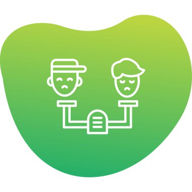 Modern Eşitlik simgesinin vektör illüstrasyonu                