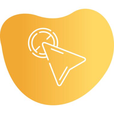 Web simgesi vektör illüstrasyonuna tıklayın 