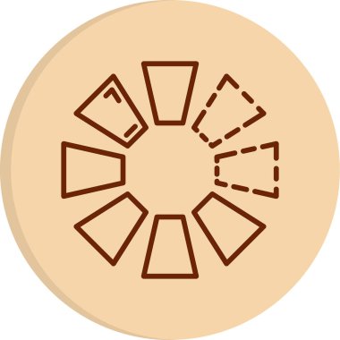 Simge yükleme vektör illüstrasyonu 