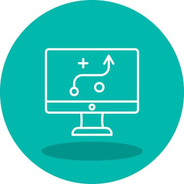 Strateji Simgesi Vektör illüstrasyonu 