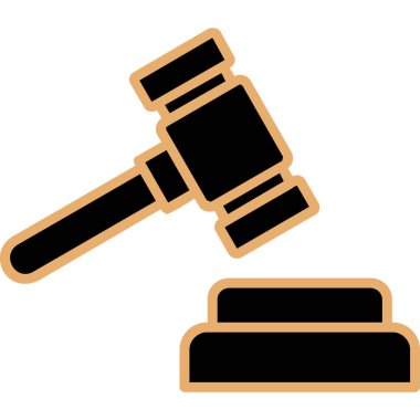 Adalet simgesi vektörünün çekici