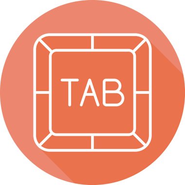 Sekme web simgesi vektör illüstrasyonu