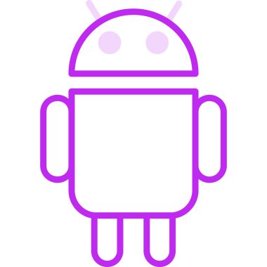 android simgesi vektör çizimi tasarımı