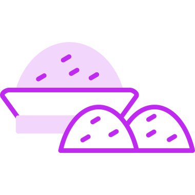 Tuz. Web simgesi basit illüstrasyon