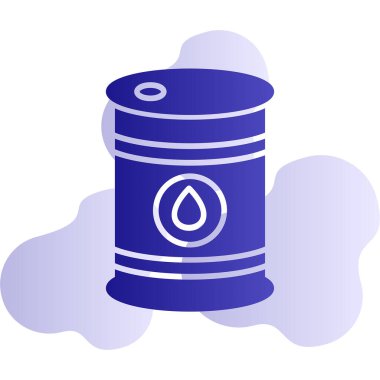 Petrol varil simge vektör çizim