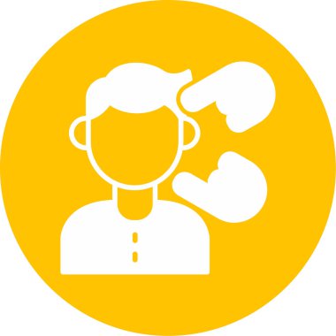 Ayrımcılık web simgesi vektör illüstrasyonu