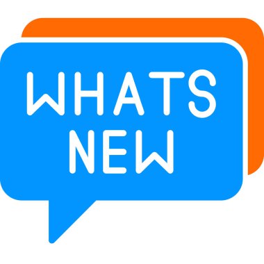 Yeni metin web simgesi, vektör illüstrasyonlu konuşma balonu