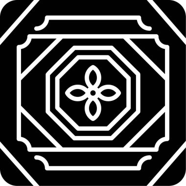 Döşeme. Web simgesi basit illüstrasyon