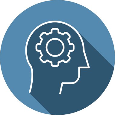 Eleştirel Düşünme Ağı simgesi, vektör illüstrasyonu