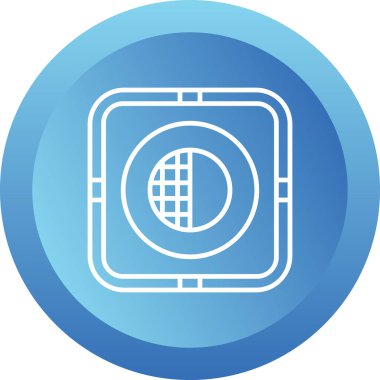 Karşıtlık ağ ikonu vektör illüstrasyonu