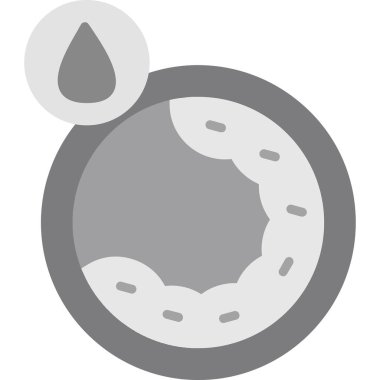 Kolesterol web simgesi vektör illüstrasyonu