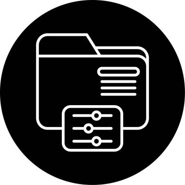 Dizin Denetim simgesi, vektör illüstrasyonu           