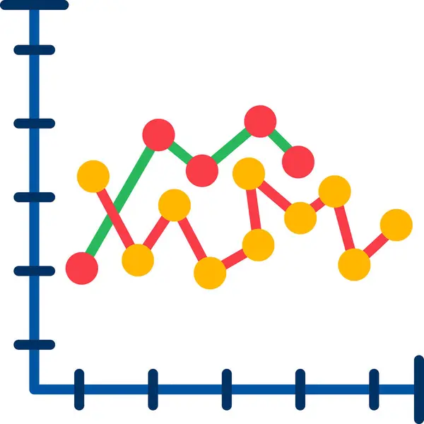 stock vector analysis chart icon. vector illustration 