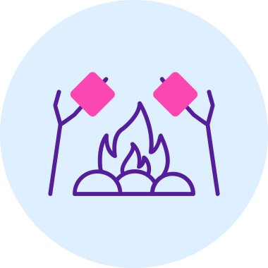 Web simgesi vektör resimlemesi kızartılıyor