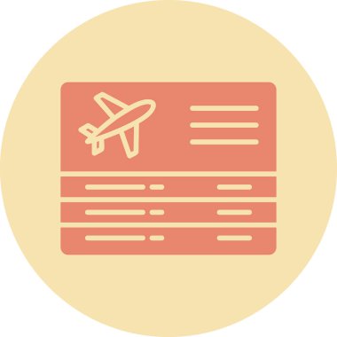 Seyahat ikonunun vektör illüstrasyonu. Ayrılışlar                   