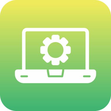 Yazılım web simgesi vektör illüstrasyonu