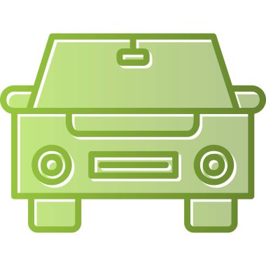 car web icon simple illustration 