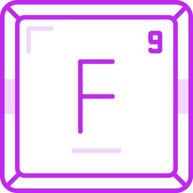 Florin modern simgesinin vektör çizimi                      