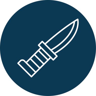 bıçak simgesi vektör illüstrasyonu