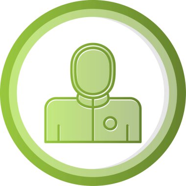 Avatar Eskrim Ağı simgesi, vektör illüstrasyonu 