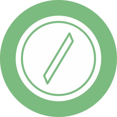 Slash modern simgesinin vektör illüstrasyonu