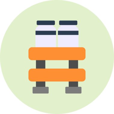 Kutu. Web simgesi basit illüstrasyon