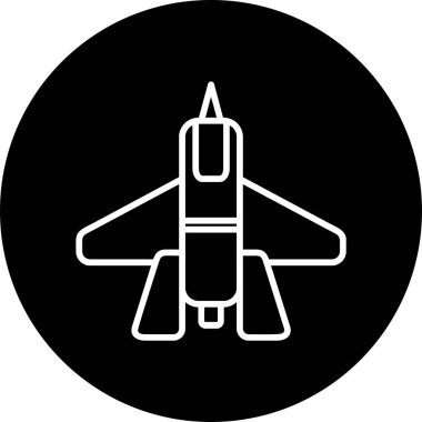 Uçak. Web simgesi basit illüstrasyon