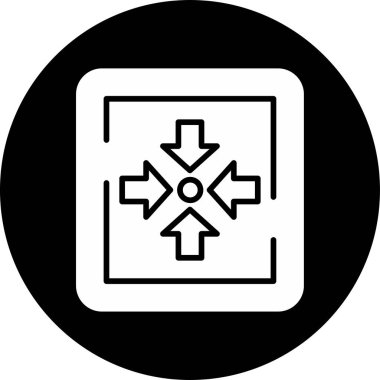 Nokta İşareti Web simgesi vektör illüstrasyonunu monte et