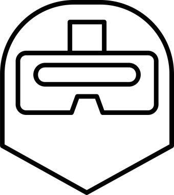 Miğfer web simgesi, modern vektör illüstrasyonu 