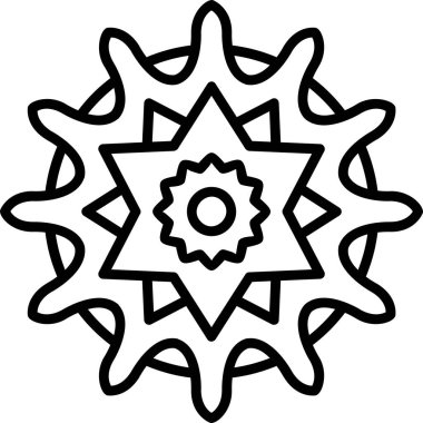 Geometrik mandalanın temel doğrusal görüntüsü