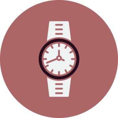 saat vektör simgesi modern basit illüstrasyon