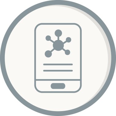 Dijital simge. Web tasarımı için özet çizim vektörü