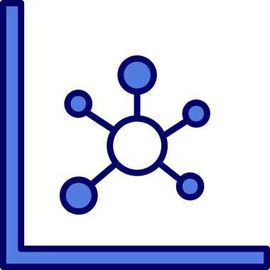 Kümeleniyorlar. Web simgesi basit illüstrasyon