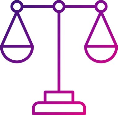 Hukuk. Web simgesi basit tasarım