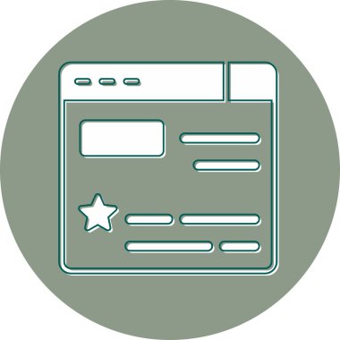 Abonelik modern simgesinin vektör illüstrasyonu