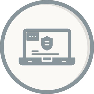 Web tarayıcı simgesi, vektör illüstrasyonu