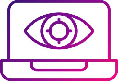 dizüstü bilgisayar simgesi, vektör illüstrasyonu basit tasarım