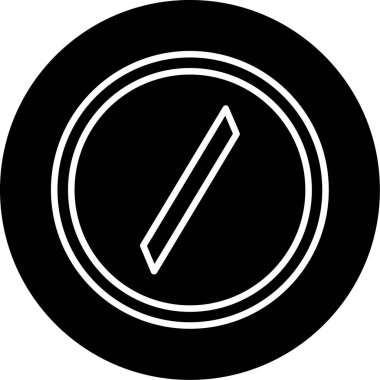 Slash modern simgesinin vektör illüstrasyonu